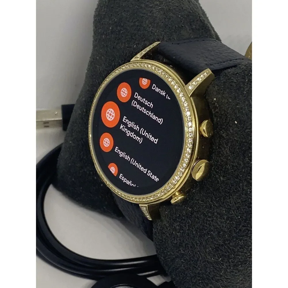Fossil Gen 4 Authentic Digital Dial Smart Watch Custom Band FTW6012 AB484
